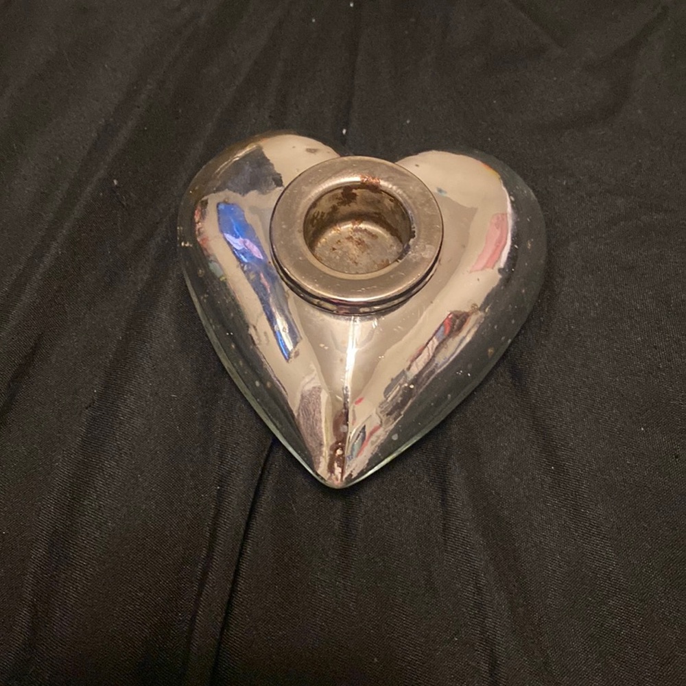 heart candle holder